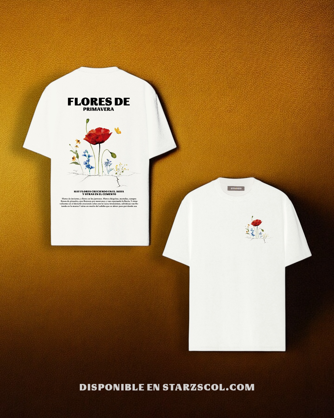 T-Shirt Flores de Primavera