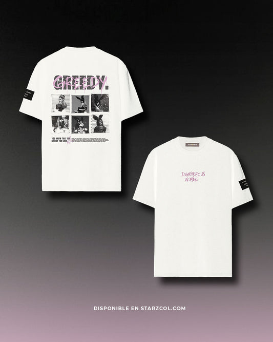 T SHIRT — GREEDY