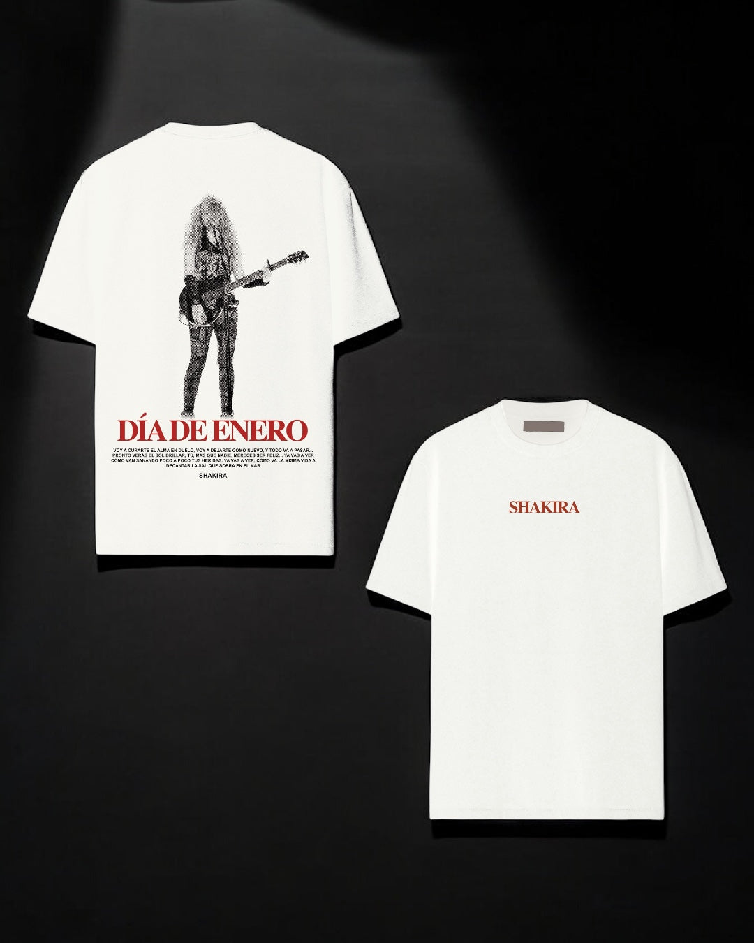 T- shirt Dia de enero shakira